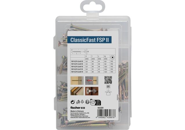 Produktbild: "fischer Profi-Box - ClassicFast SK TG PZ 4,0-6,0 (110 Teile)"
