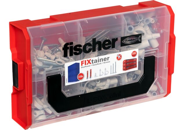 Produktbild: "fischer FixTainer DuoPower + EasyHook + Schraube TX (228 Teile)"