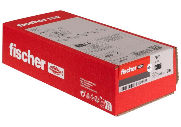 Emballasje: "fischer Hulldekkeanker FHY M10 elforsinket (NOBB 60122458)"