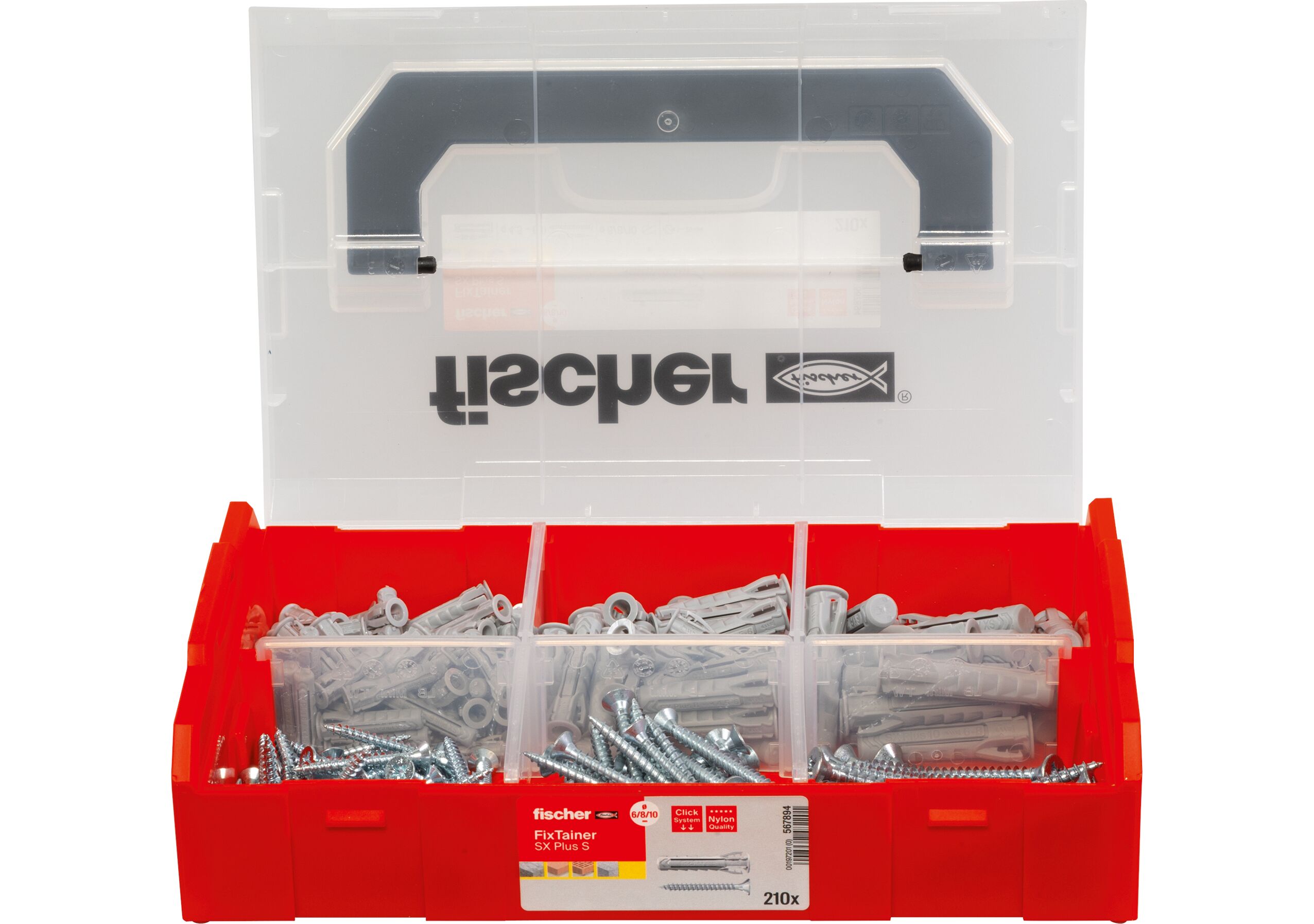 Fischer FixTainer Cheville SX Plus 6 8 Et 10 Avec Vis fischer-fixtainer-cheville-sx-plus-6-8-et-10-avec-vis