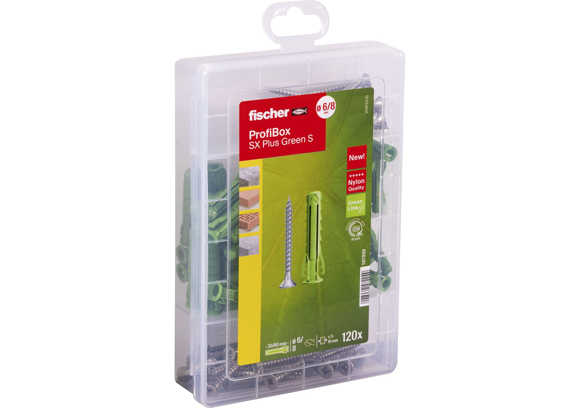 fischer Profi-Box SX Plus Green + Screws A2