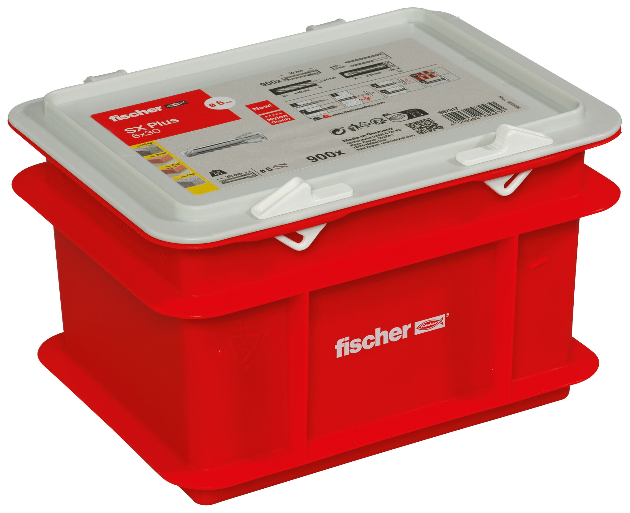 Packaging: "fischer Expansion plug SX Plus 6 x 30"