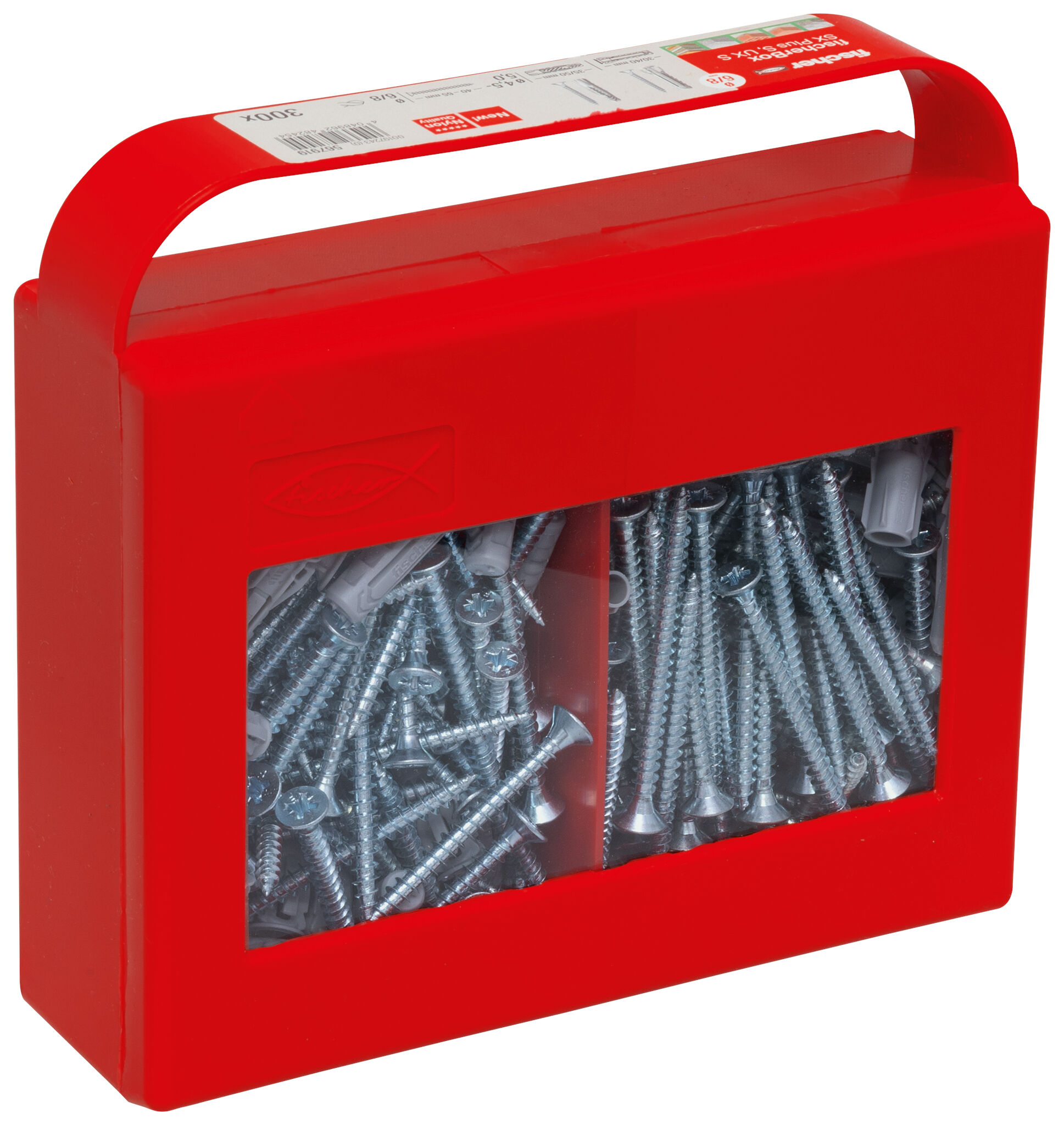 Product Picture: "fischer Box Expansion plug SX Plus, UX 6,8 S with screws"