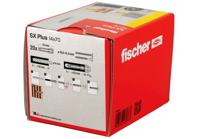 Συσκευασία: "fischer SX Plus 14x70 Βύσμα"