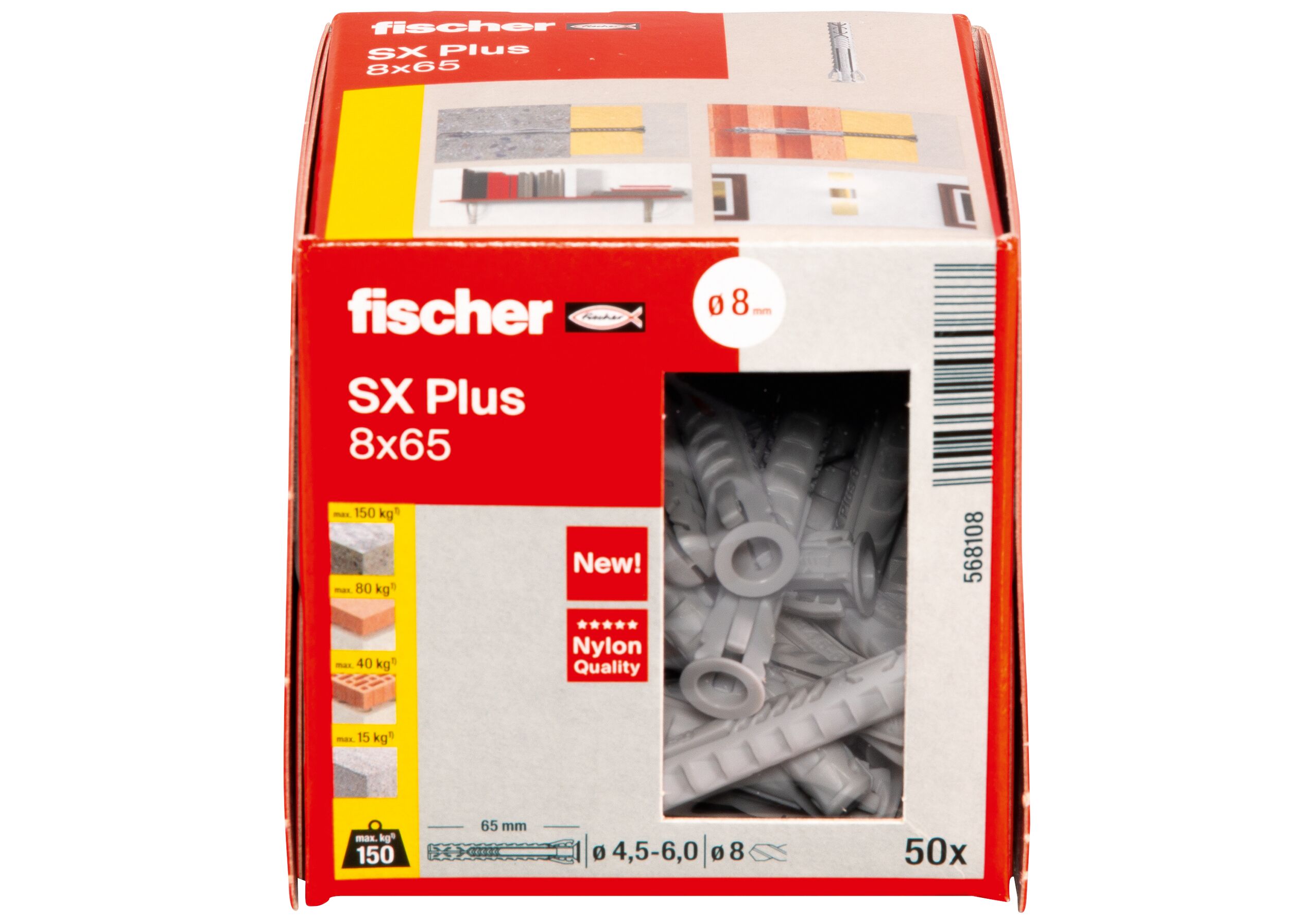 Fischer Expansion Plug SX Plus 8 X 65 Fischer expansion plug sx plus 8 x 65