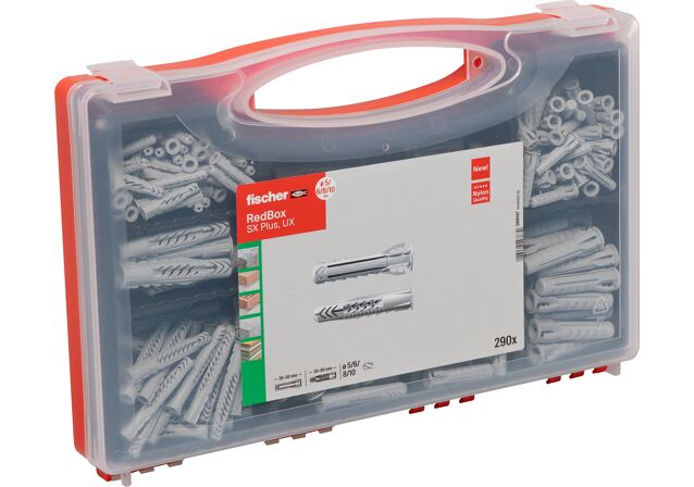 Product Picture: "fischer Red-Box - plug SX Plus, UX 6,8,10"