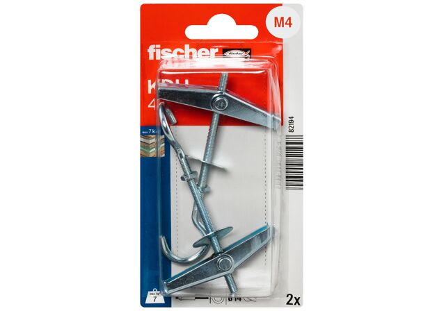 Packaging: "fischer Spring toggle KDH 4 K SB-card"