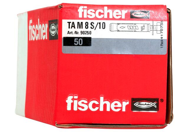 Balenie: "fischer kotva pre veľké zaťaženie so skrutkou TA M8 S/10"