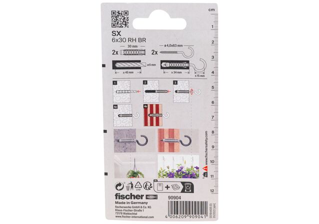 Packaging: "fischer anchor RHR 63 with round hook"