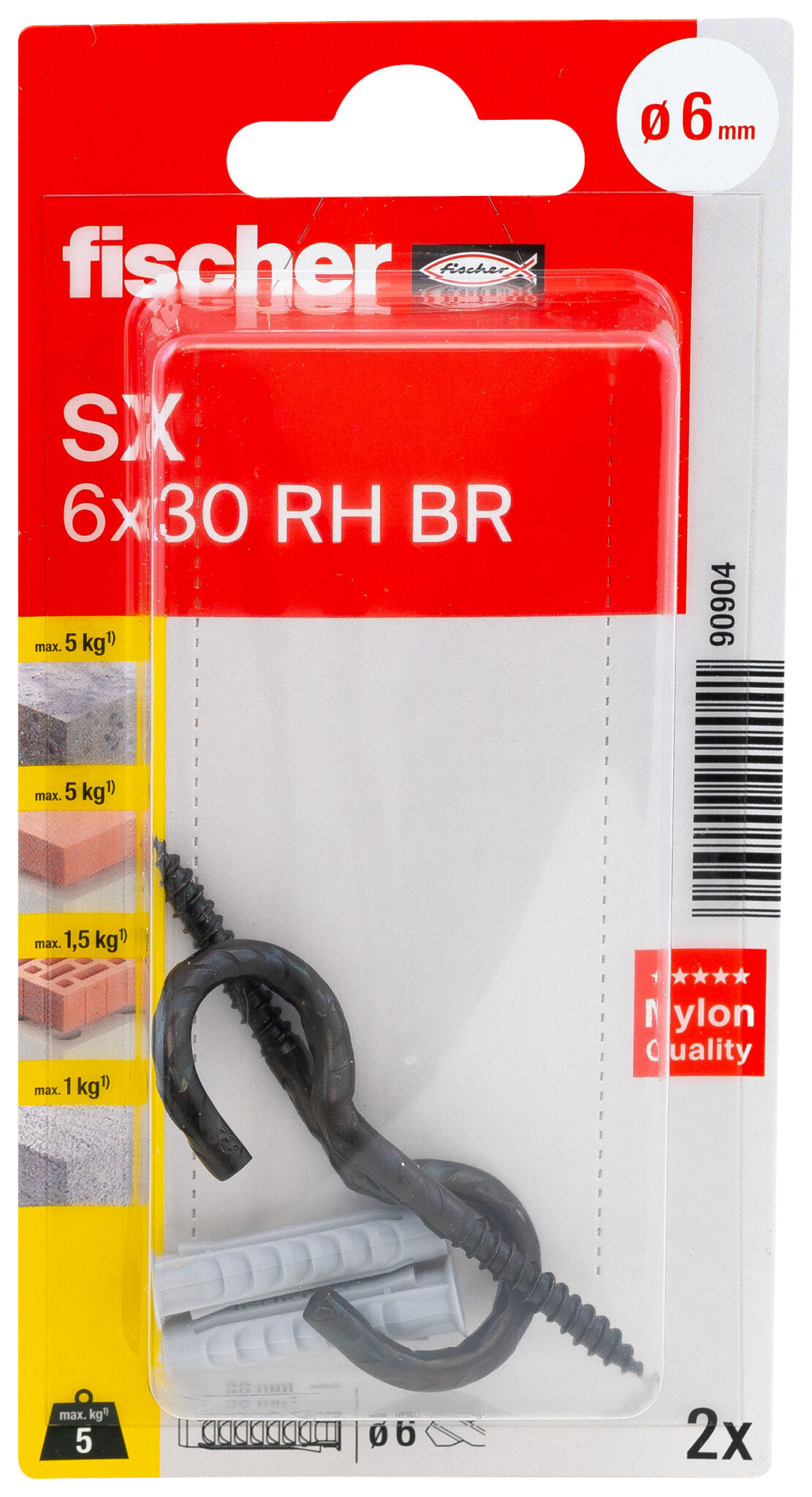 Packaging: "fischer anchor RHR 63 with round hook"