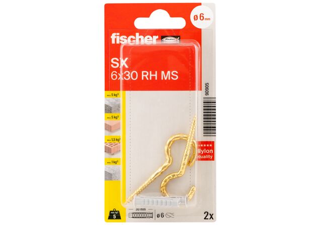Packaging: "fischer anchor RHM 63 with round hook"