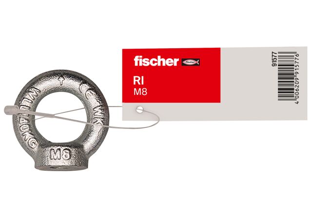 Συσκευασία: "fischer RI M8 Κρίκος περικόχλιο"