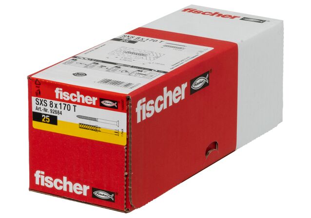Packaging: "fischer Frame fixing SXS 8 x 170 T"