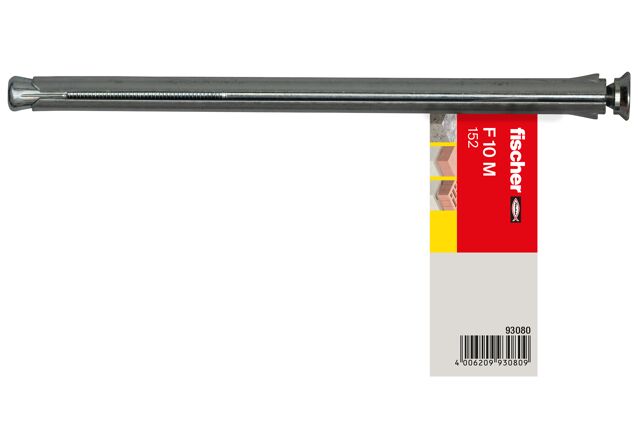 Packaging: "fischer Kozijnplug F 10 M 152 E per stuk verpakt"