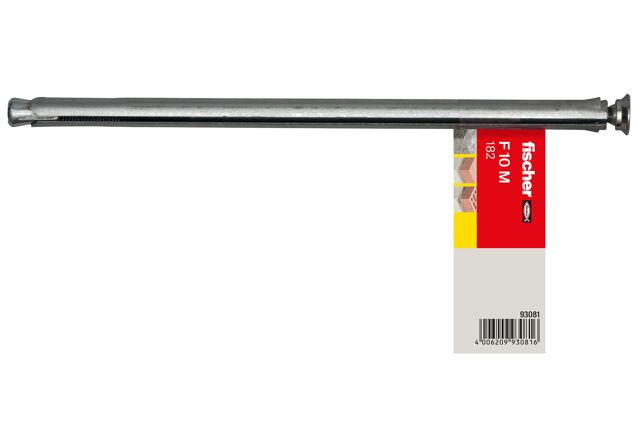 Packaging: "fischer Kozijnplug F 10 M 182 E per stuk verpakt"