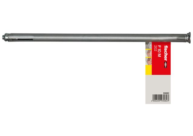 Verpackung: "fischer Metallrahmendübel F 10 M 202 E Einzelpreisauszeichnung"