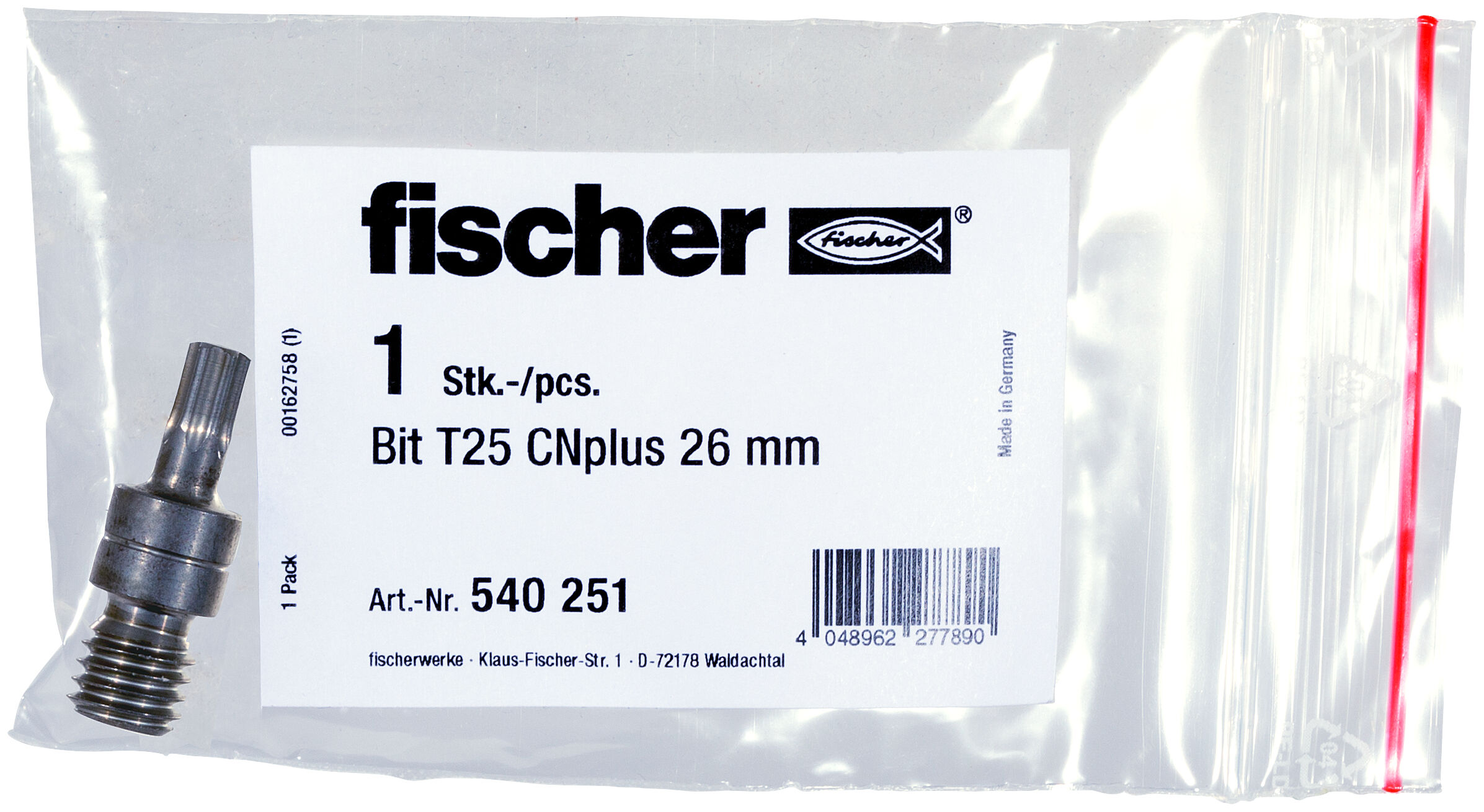 fischer bit TX25 CNplus 26 mm