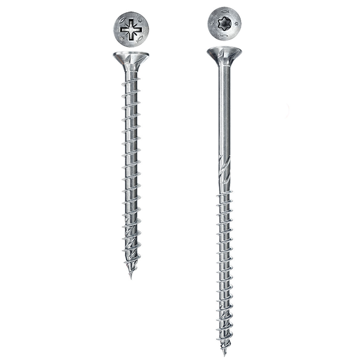 Viti Truciolari Torx Fischer 4.5x60mm A2 Inox - Filettatura Parziale (100 Pezzi) | Per Legno Ed Esterni - Foto 3