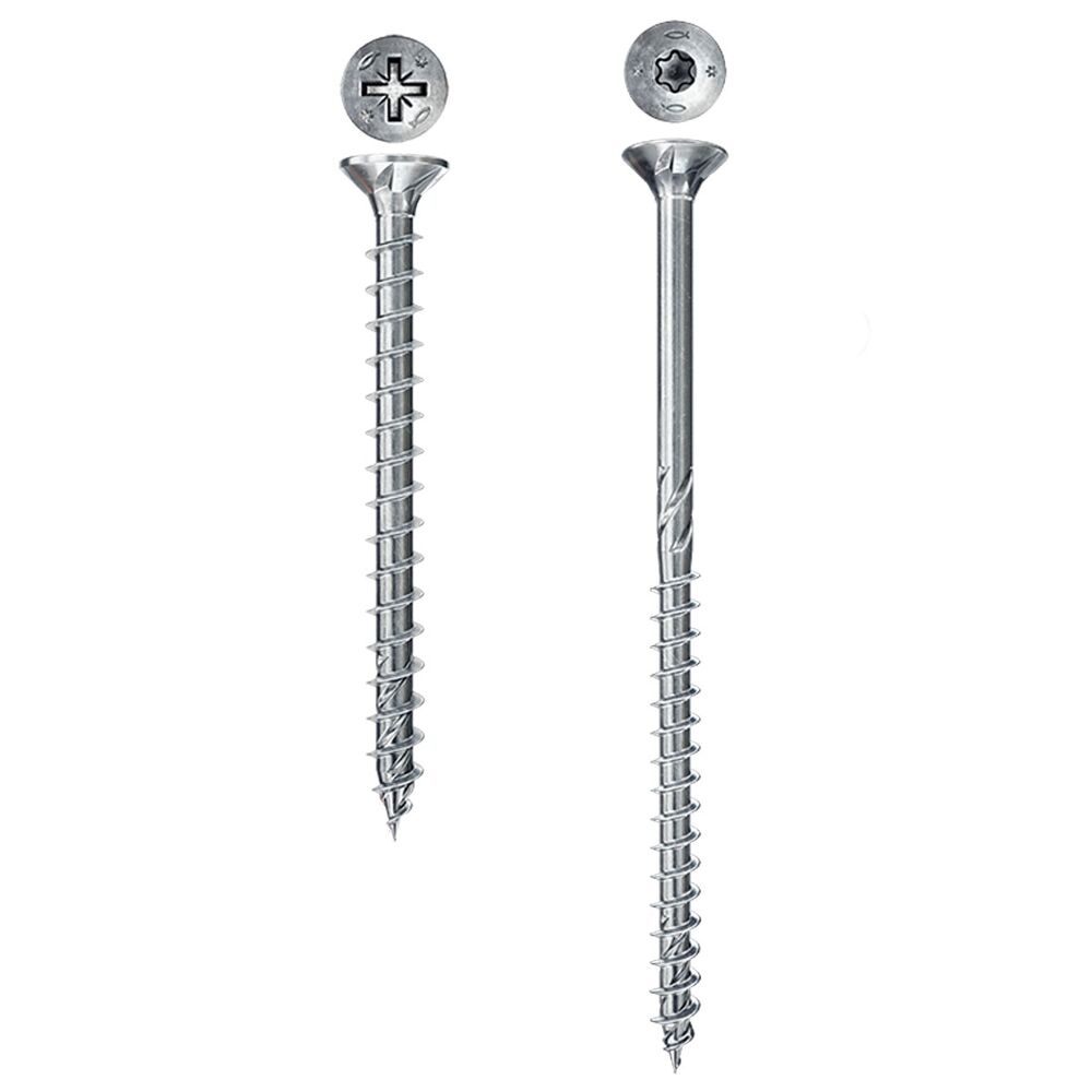 Viti Truciolari Torx Fischer 4.5x60mm A2 Inox - Filettatura Parziale (100 Pezzi) | Per Legno Ed Esterni - Foto 3