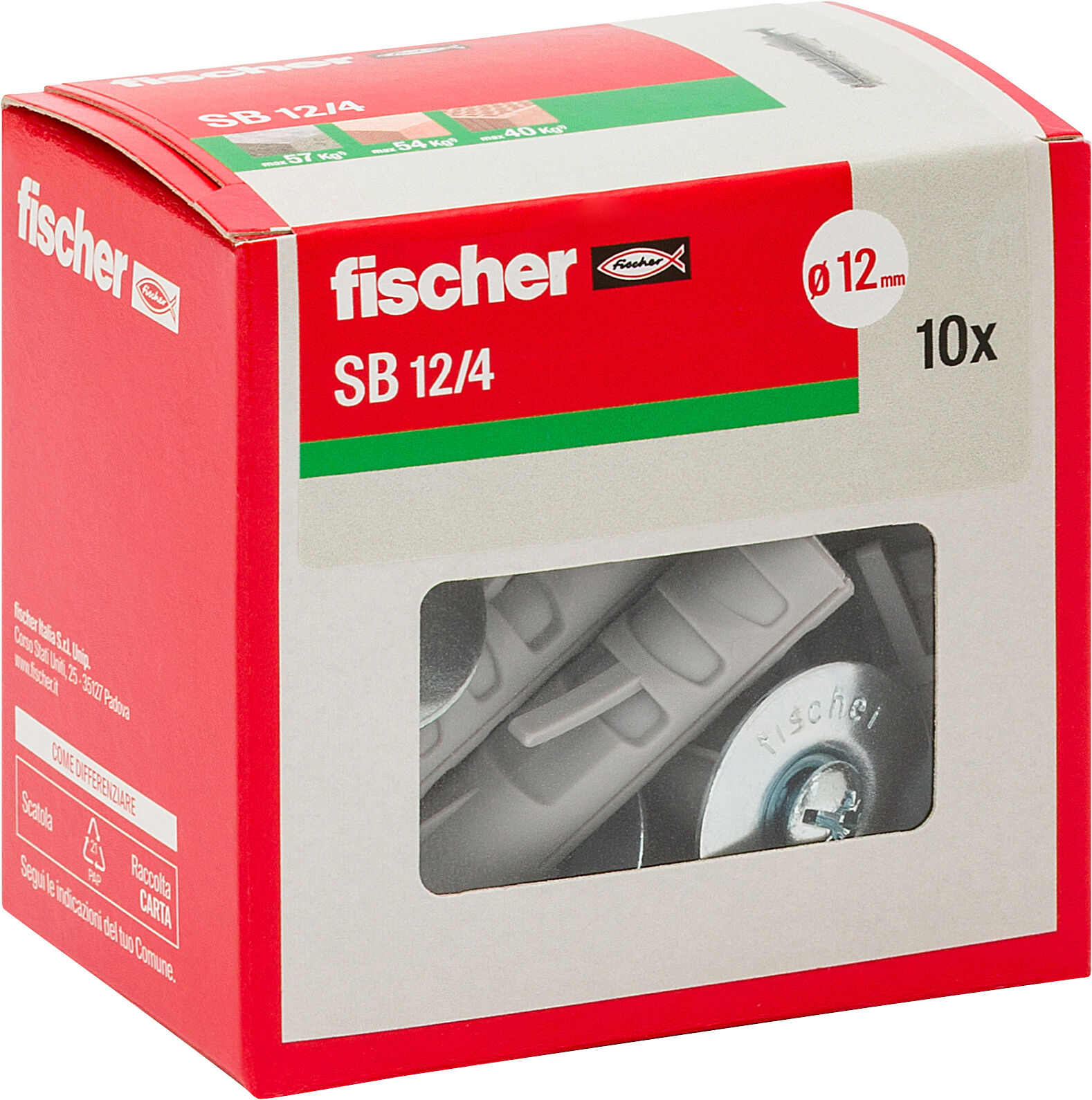 Confezione: "SB 12/4 Y"