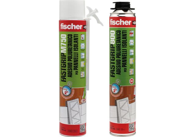 Fischer Fastgrip 800, adesivo in poliuretano per pannelli isolanti
