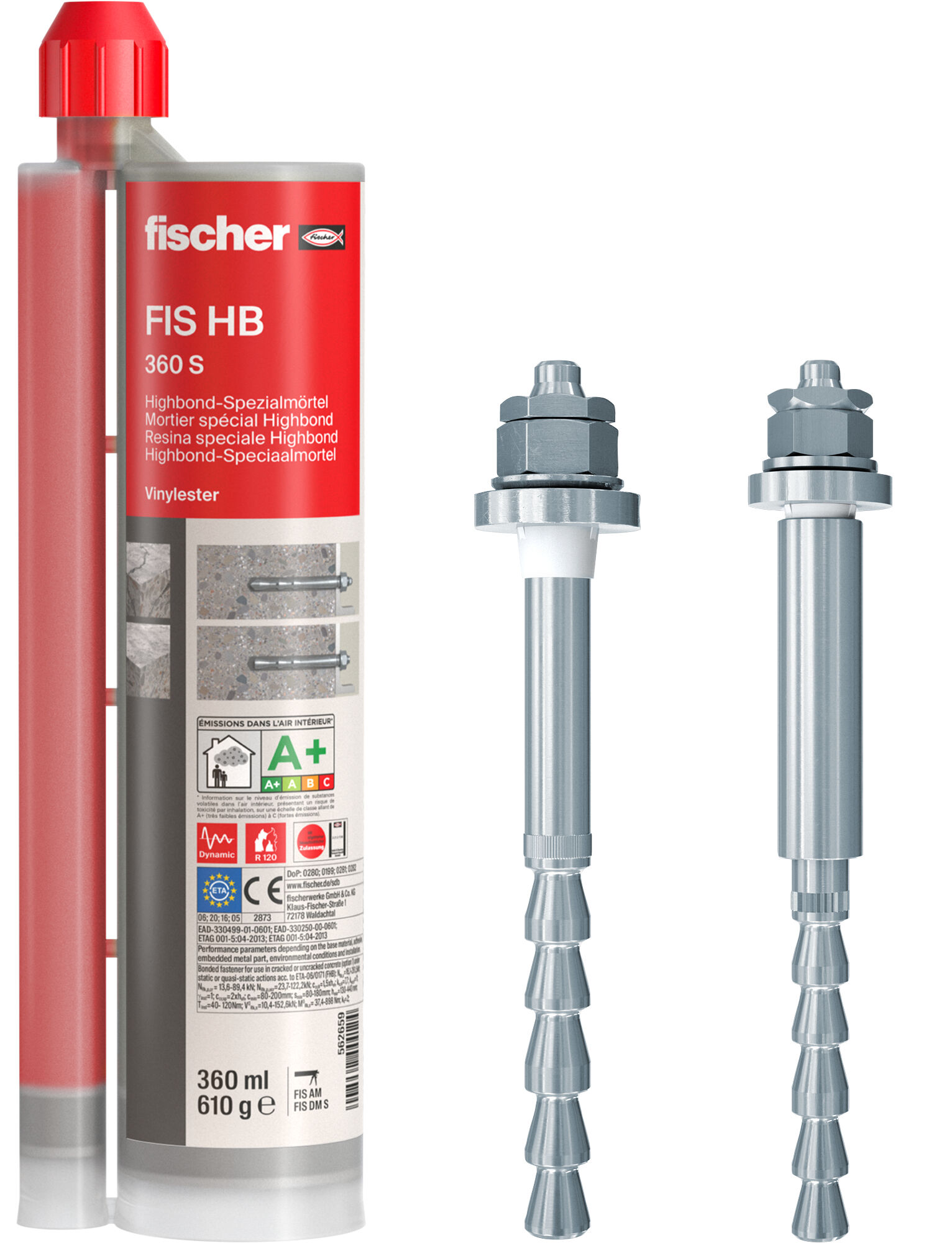 Sistema chimico Highbond FIS HB + FHB dyn