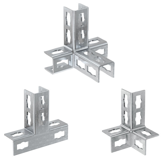 Staffa 3D ad innesto rapido PFUF D