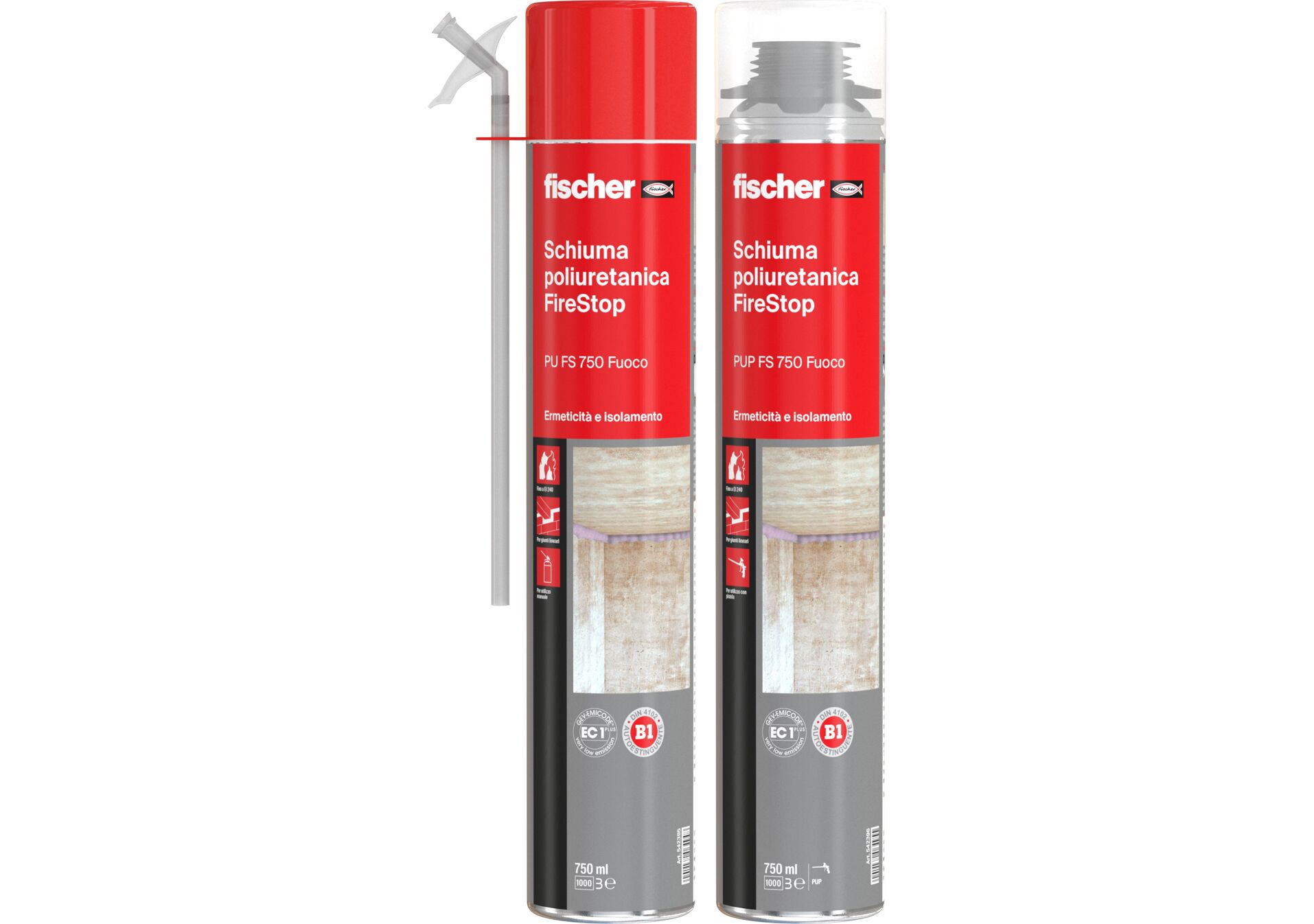 Schiuma poliuretanica tegole e coppi PU T / PUP T - fischer Schiuma poliuretanica tegole e coppi PU T / PUP T - fischer