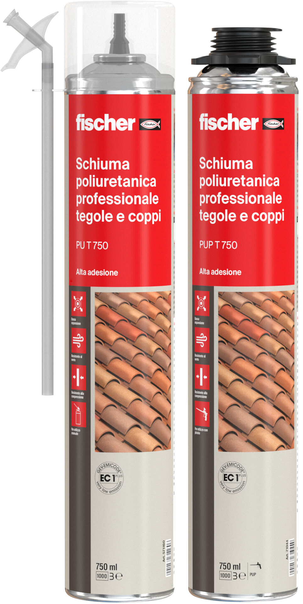 Schiuma poliuretanica tegole e coppi PU T / PUP T