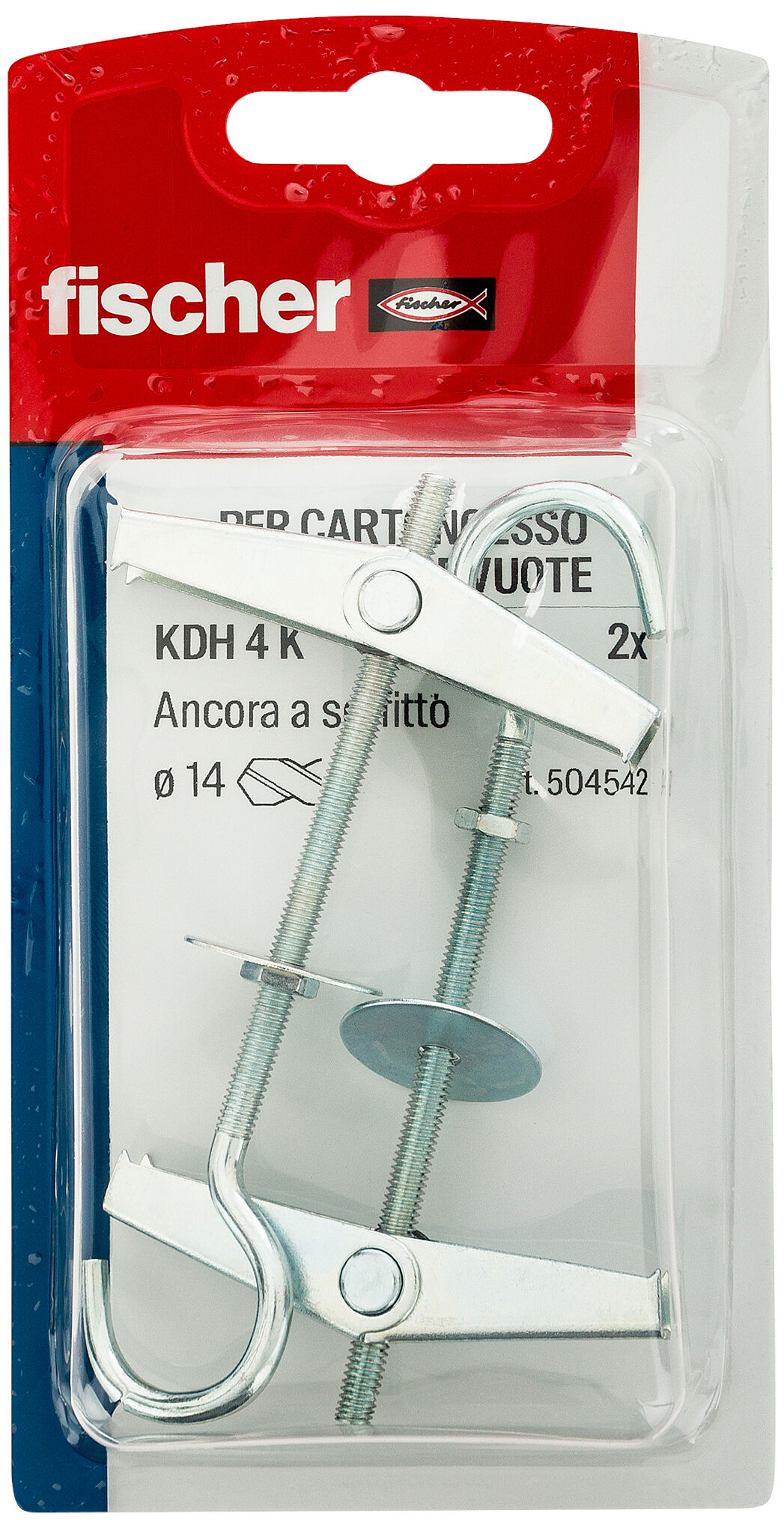 Confezione: "KDH 4 K Fissaggio ad ancora"
