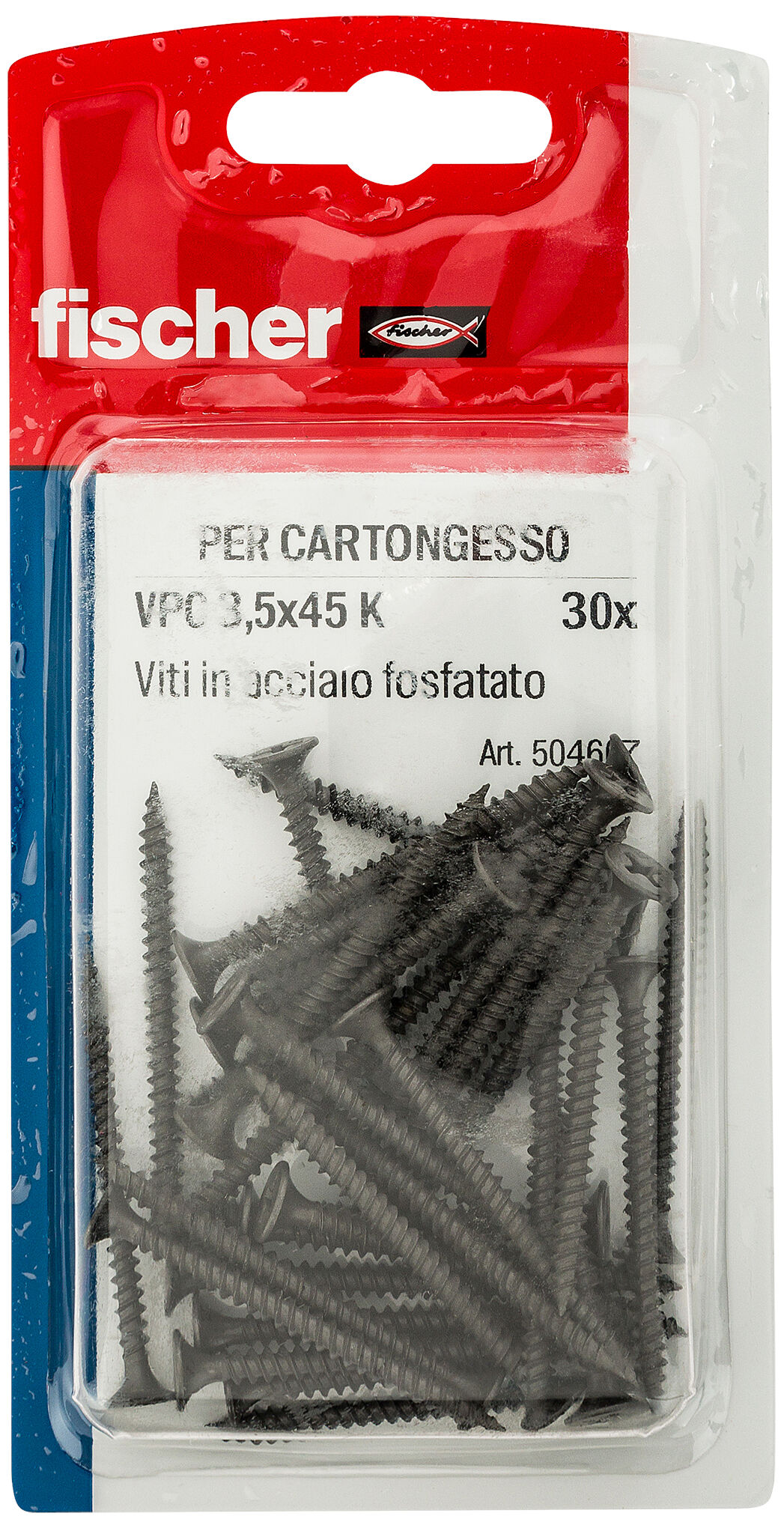 Confezione: "VPC 3,5X45 K Vite per cartongesso con punta autoperforante"