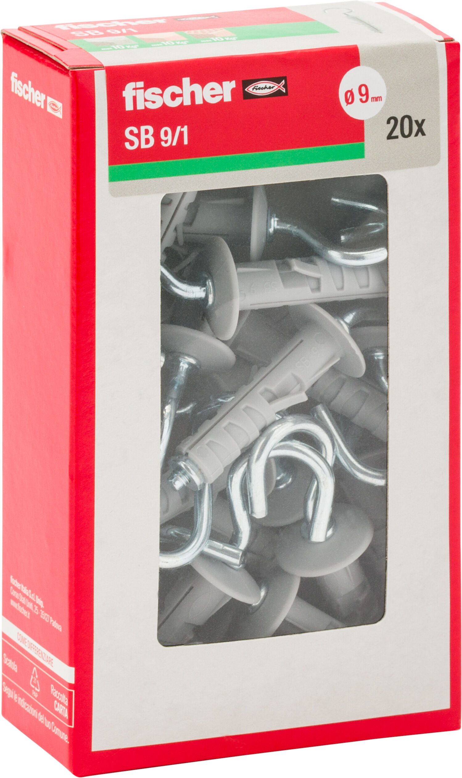 Confezione: "SB 9/1 Y"