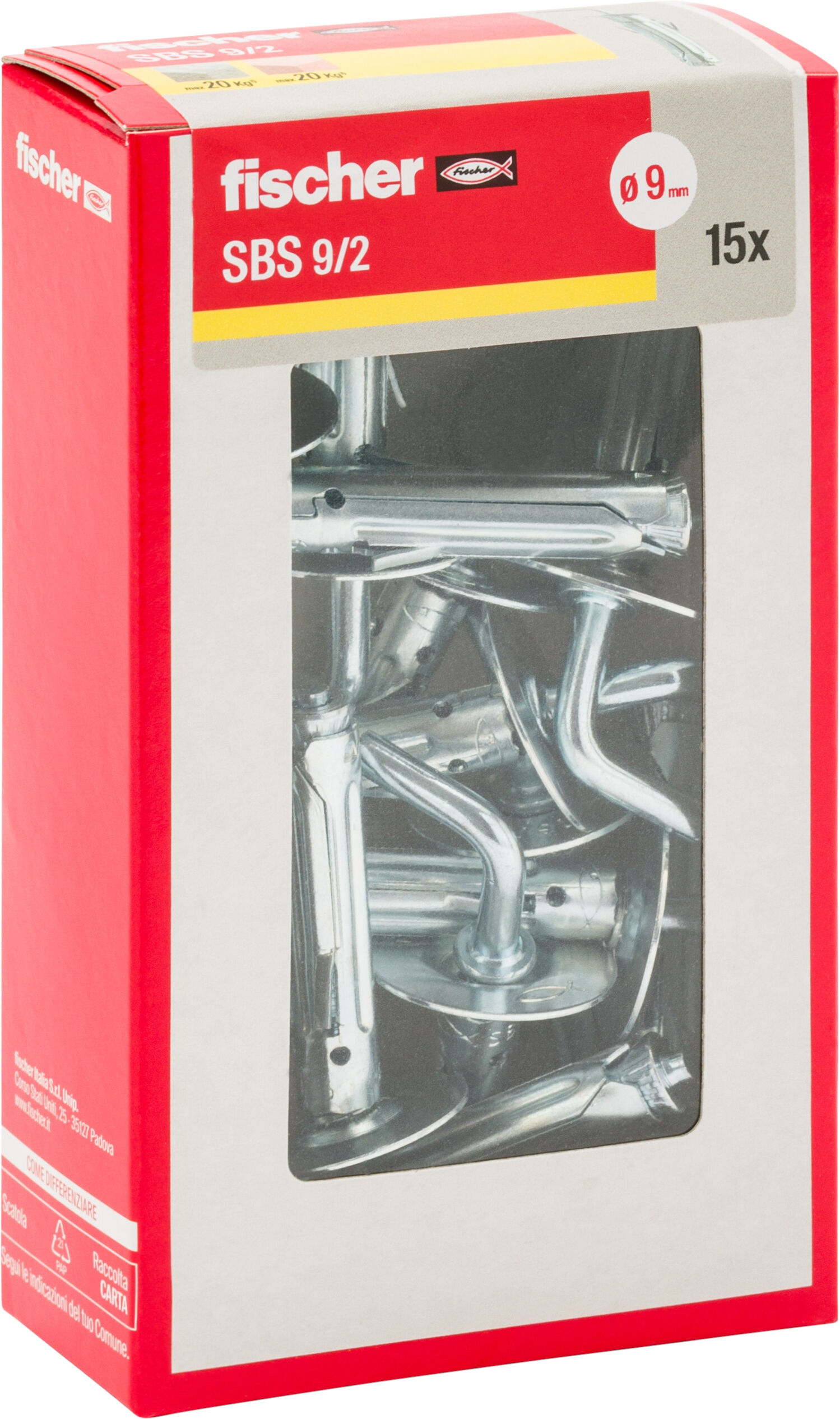 Confezione: "SBS 9/2 Y"