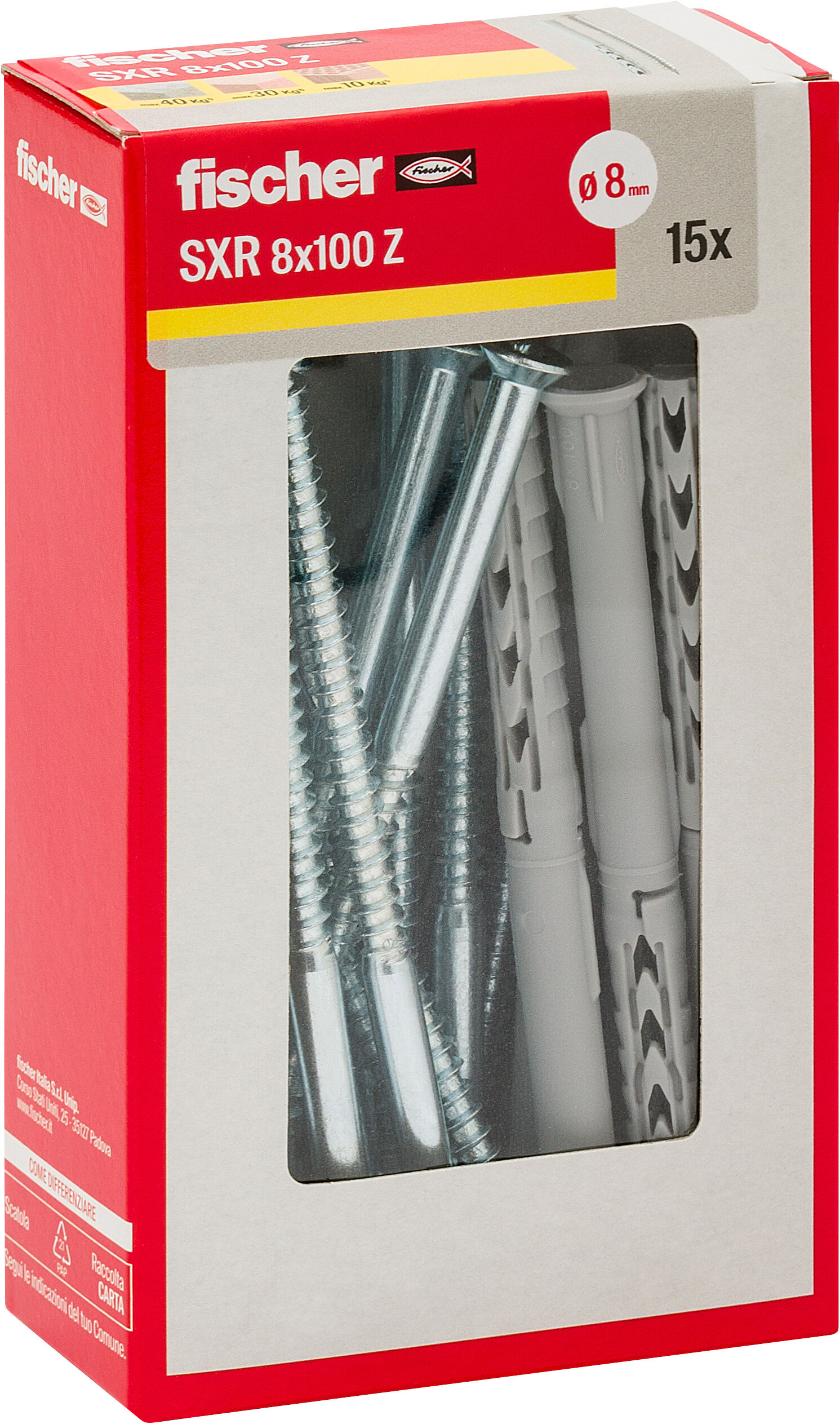 Confezione: "SXR 8x100 Z Y"