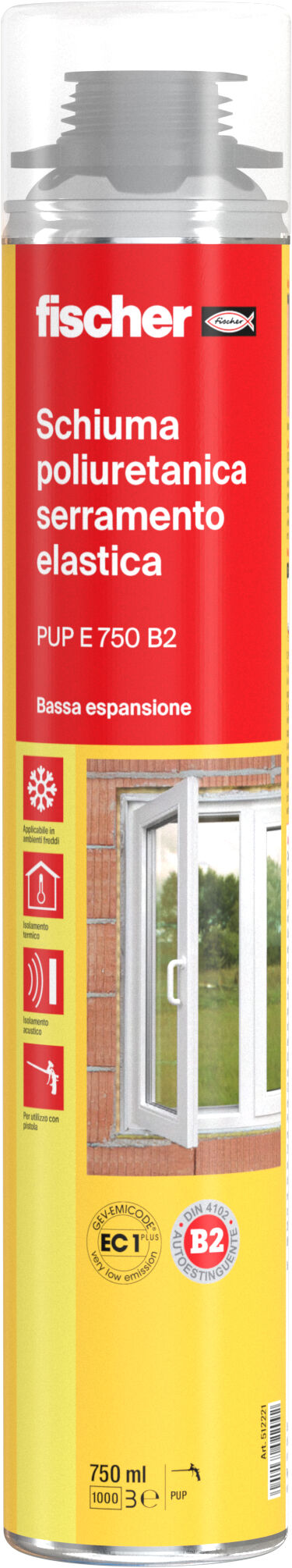 Schiuma serramento elastica PUP E