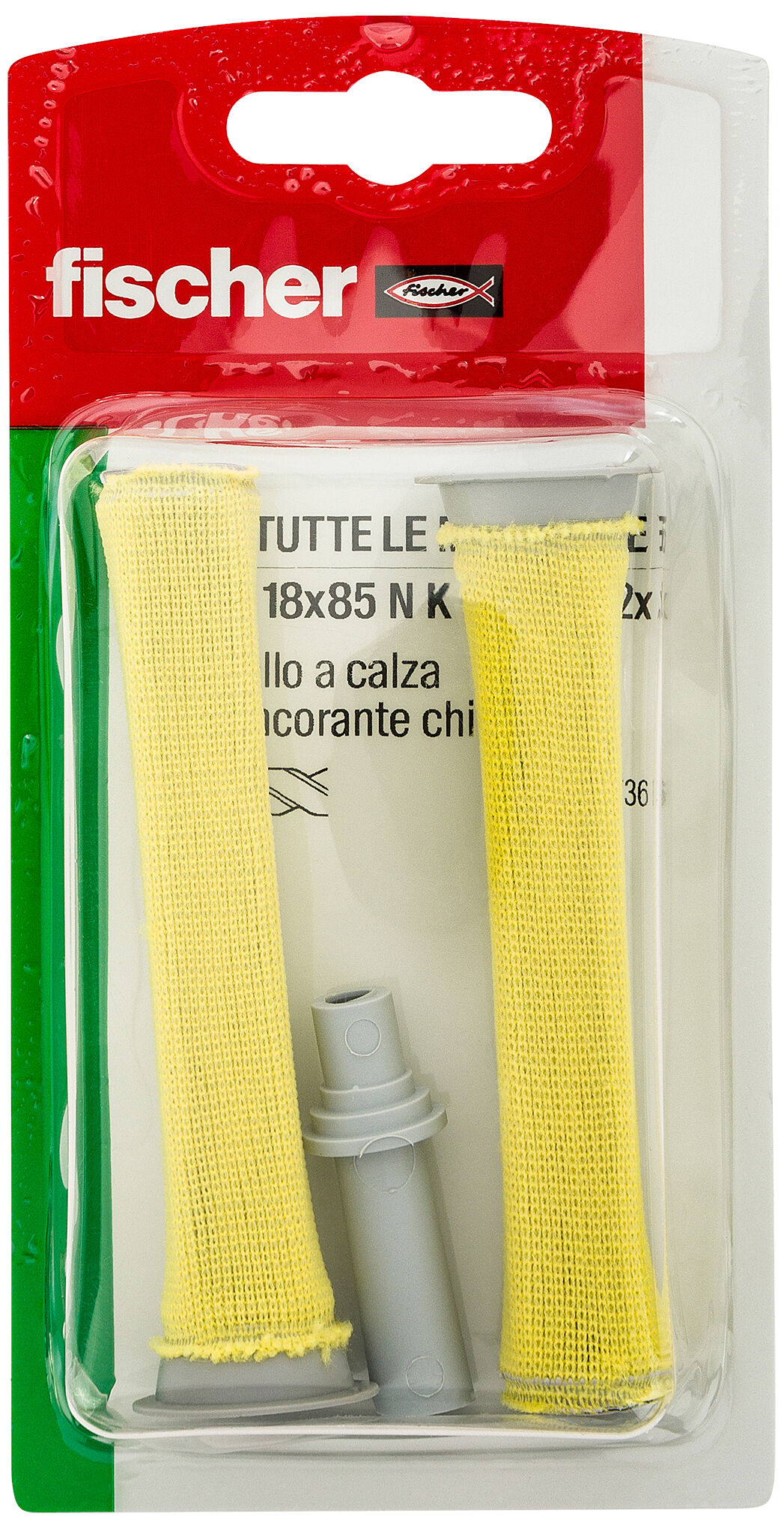 Confezione: "FIS HN 18X85 K tassello a calza in blister"