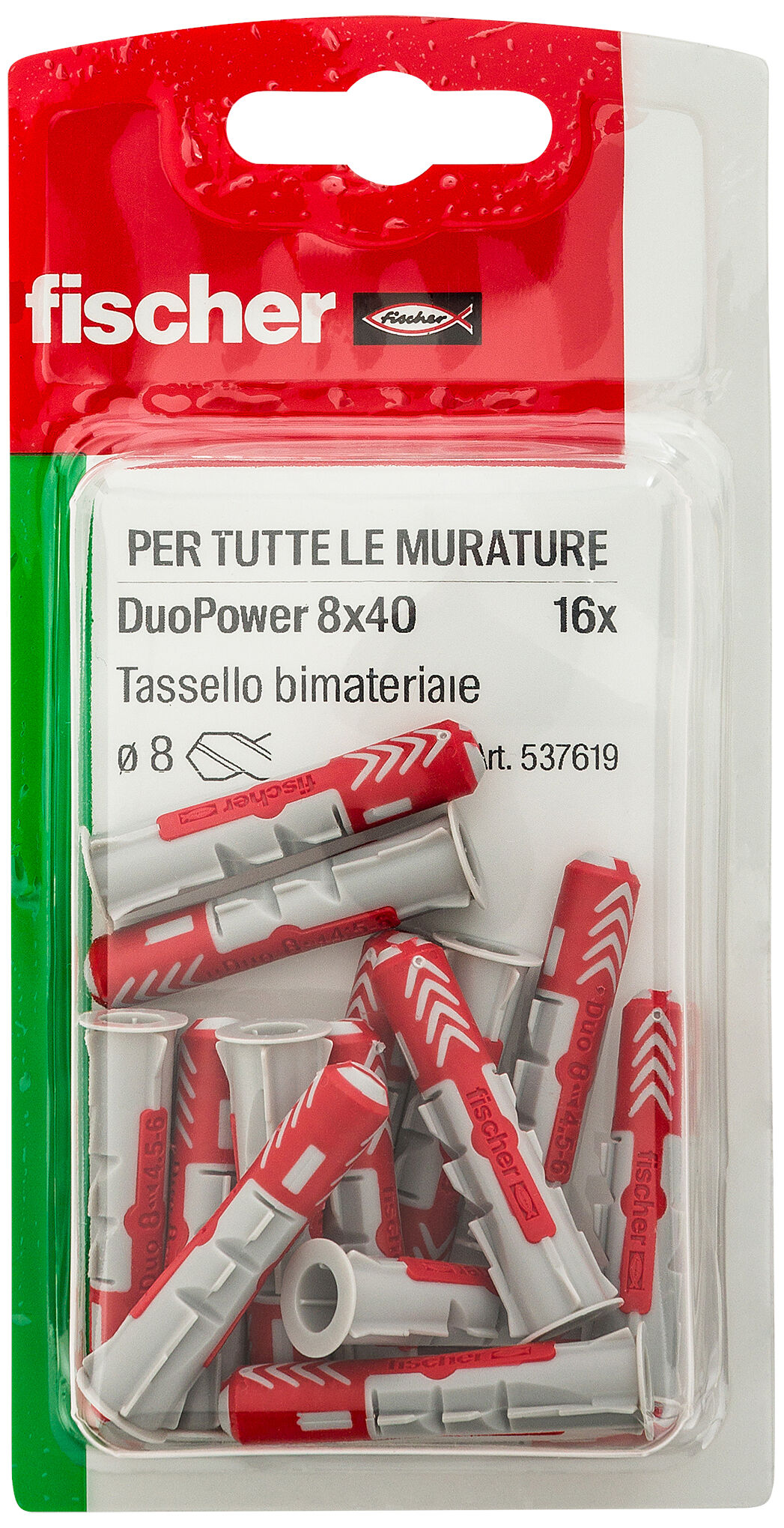 Confezione: "DuoPower 8x40 tassello in blister"