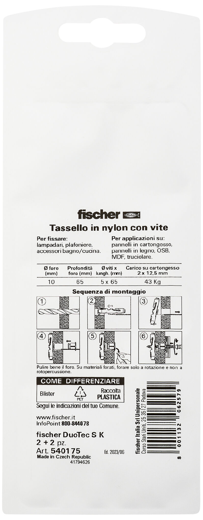 Puntale Per Fissaggio Duo Fix Blome - Per Stendibiancheria, Ombrelloni E Tende Da Giardino - Foto 4