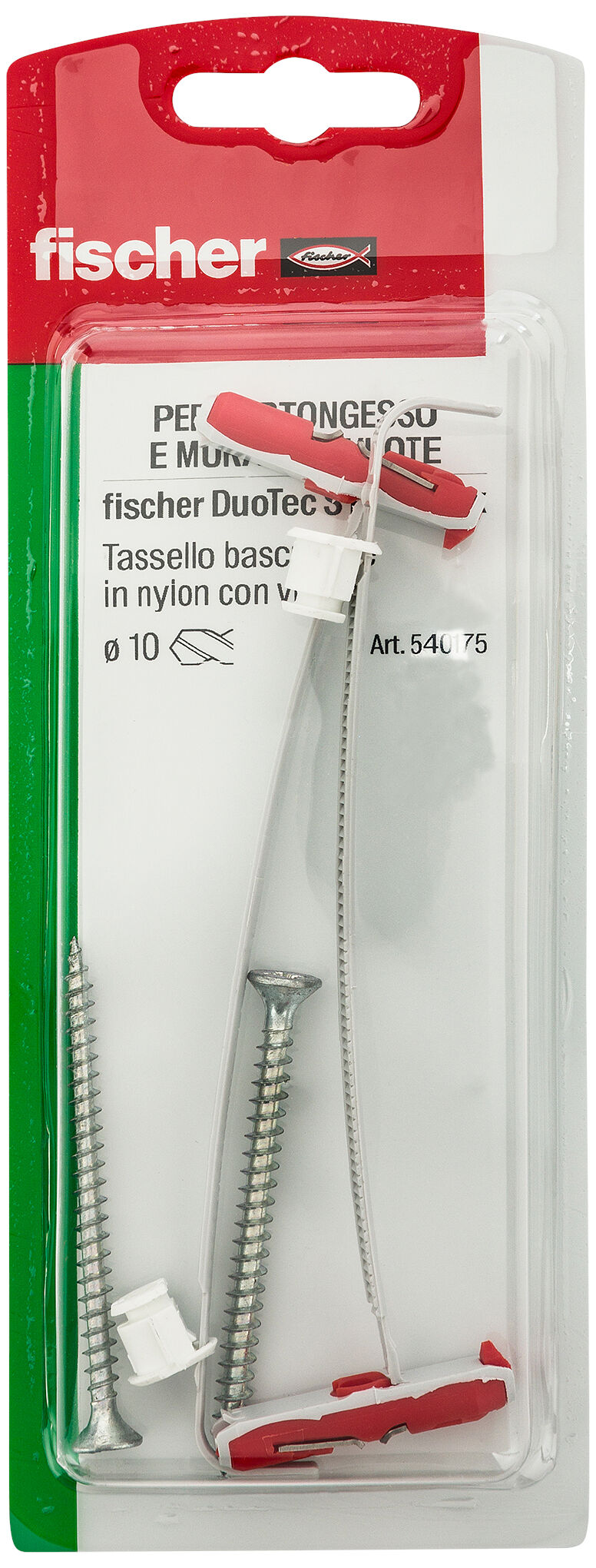 Confezione: "DuoTec 10 S fissaggio ad ancora con vite in blister"