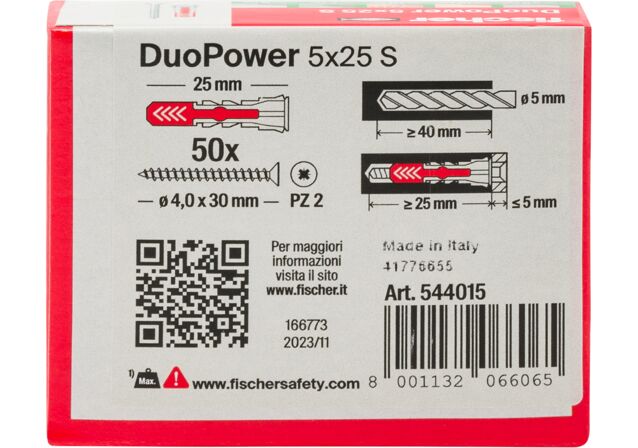 Confezione: "DuoPower 5 S Y"