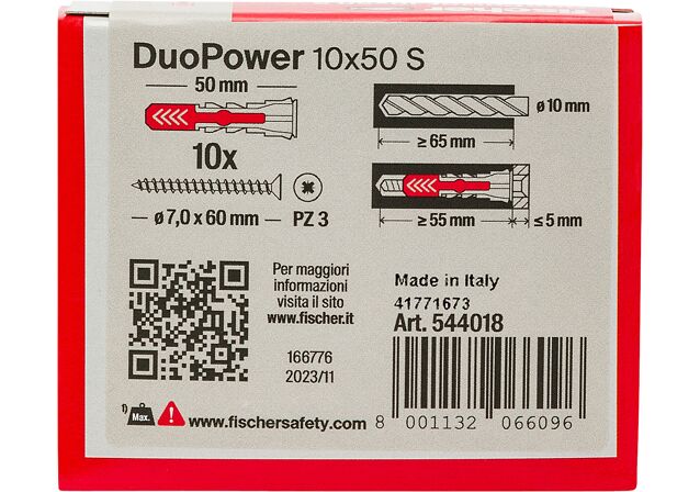 Confezione: "DuoPower 10 S Y"