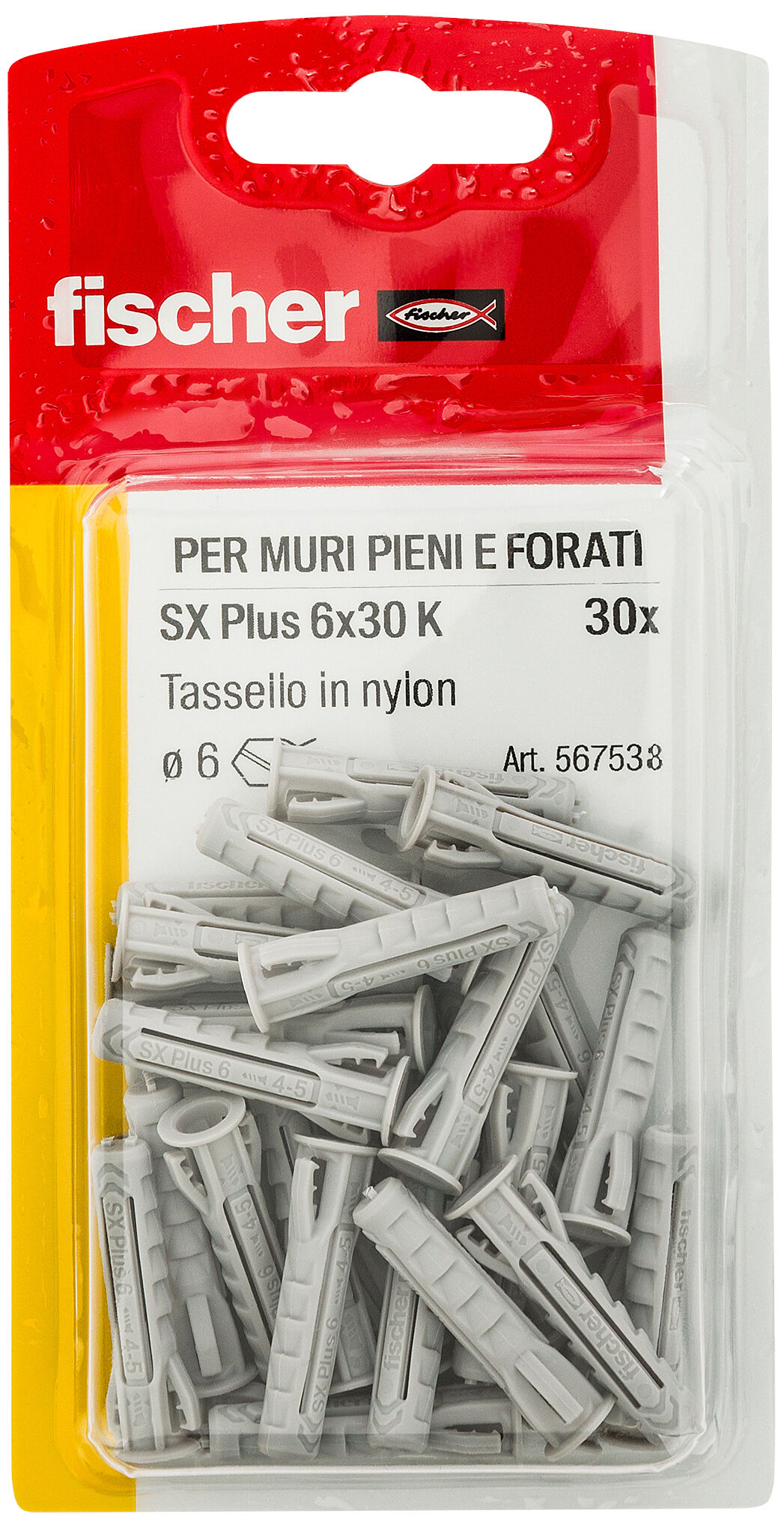 Confezione: "SX Plus 6x30 Tassello in Blister"