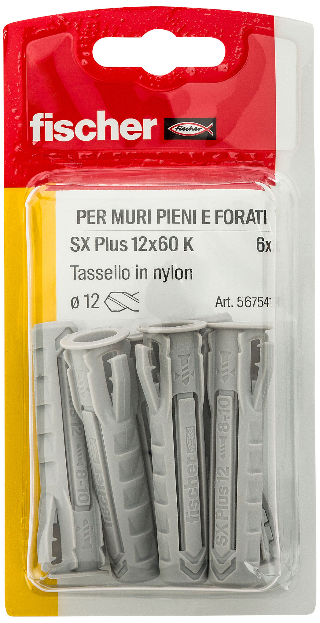 Confezione: "SX Plus 12x60 Tassello in Blister"