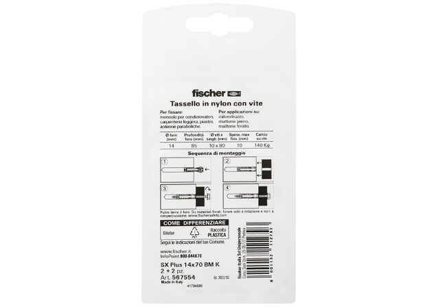 50 Viti E Tasselli Keple 10x80 Mm - Testa Torx, Per Calcestruzzo E Mattoni, Acciaio Zincato - Foto 6