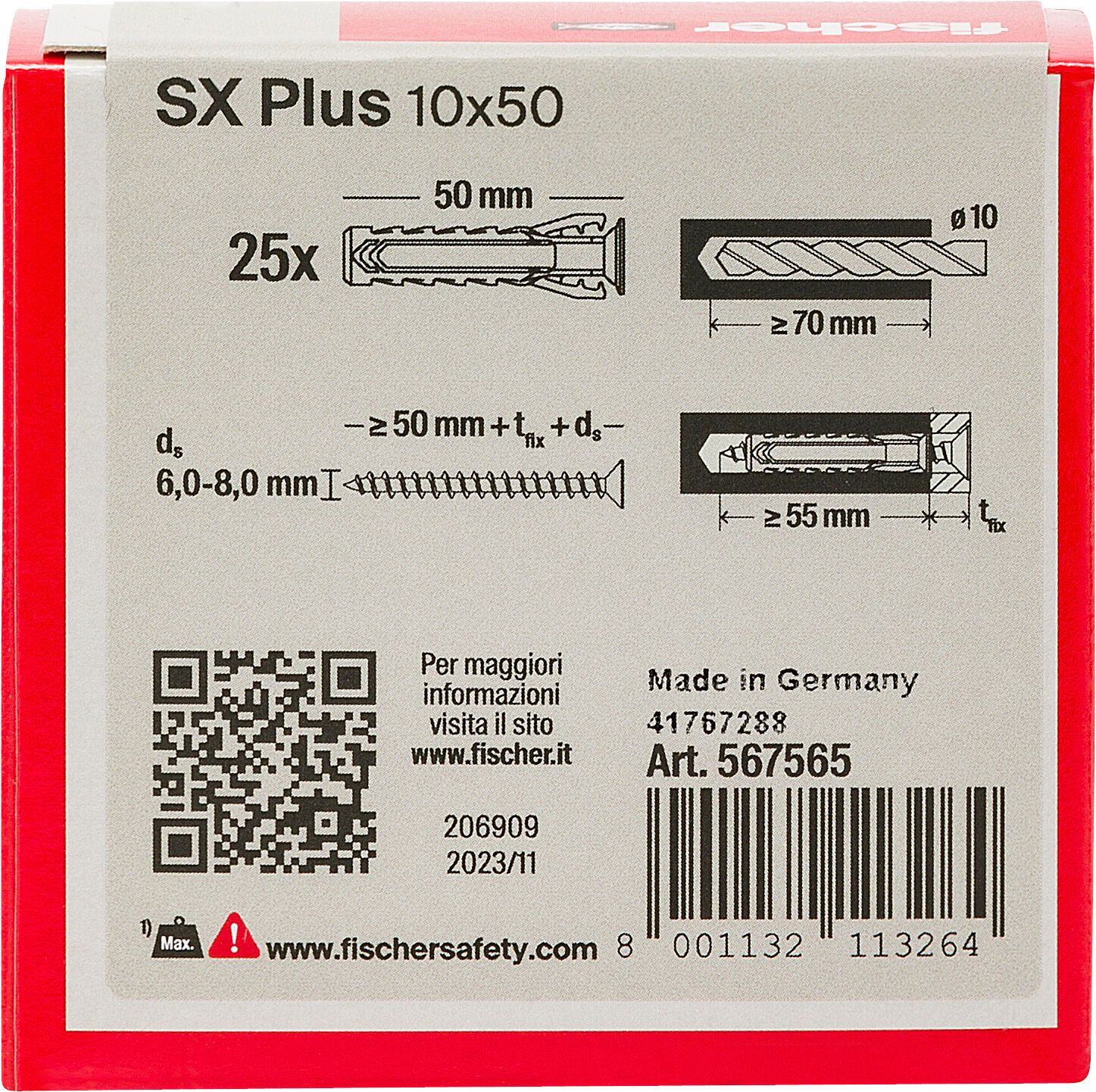 Confezione: "SX Plus 10x50 Hobby"