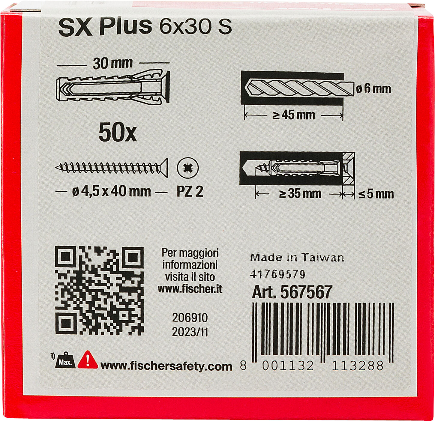 Confezione: "SX Plus6x30 S Hobby"