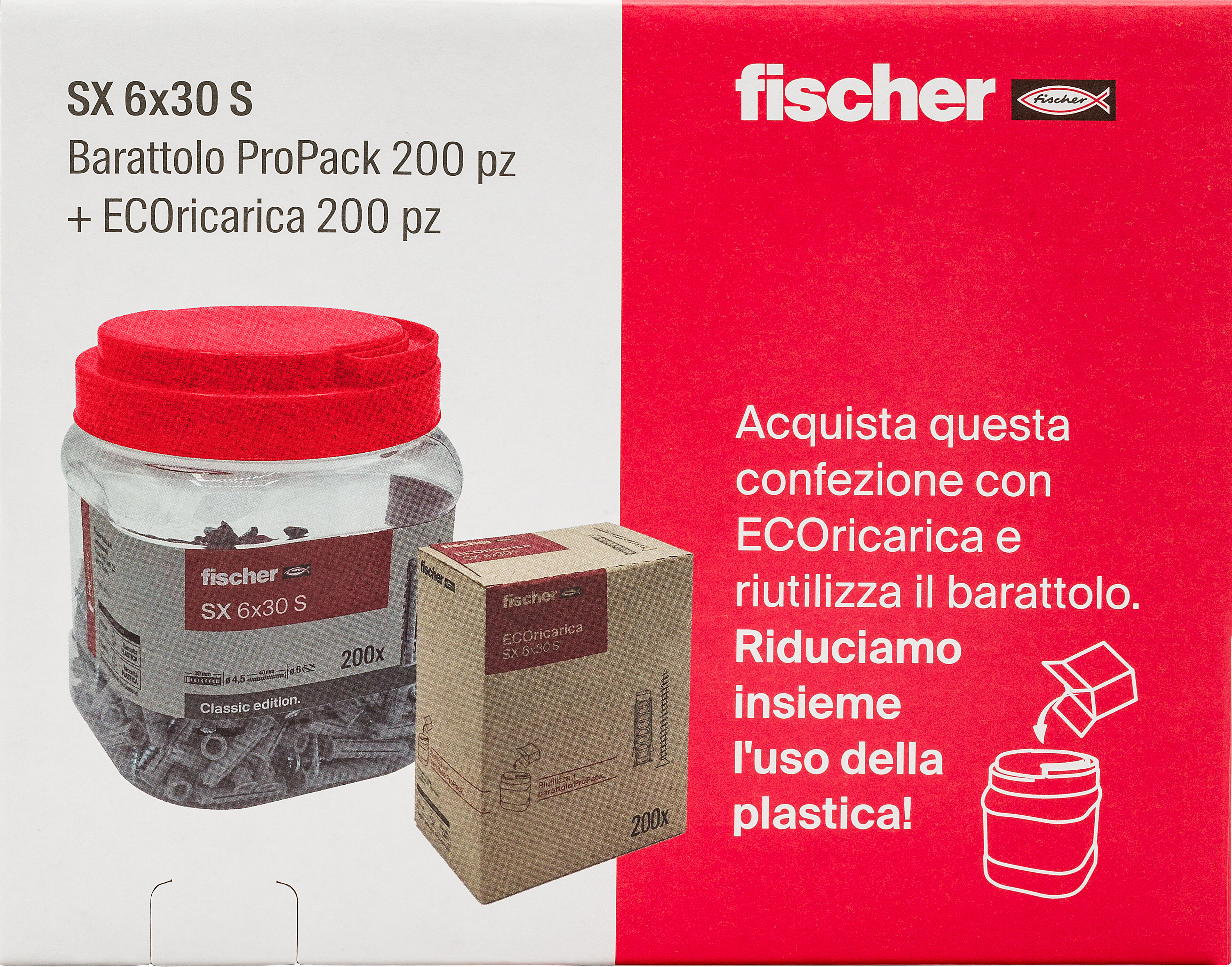 Confezione: "RefillPack SX 6x30 S 400pz"