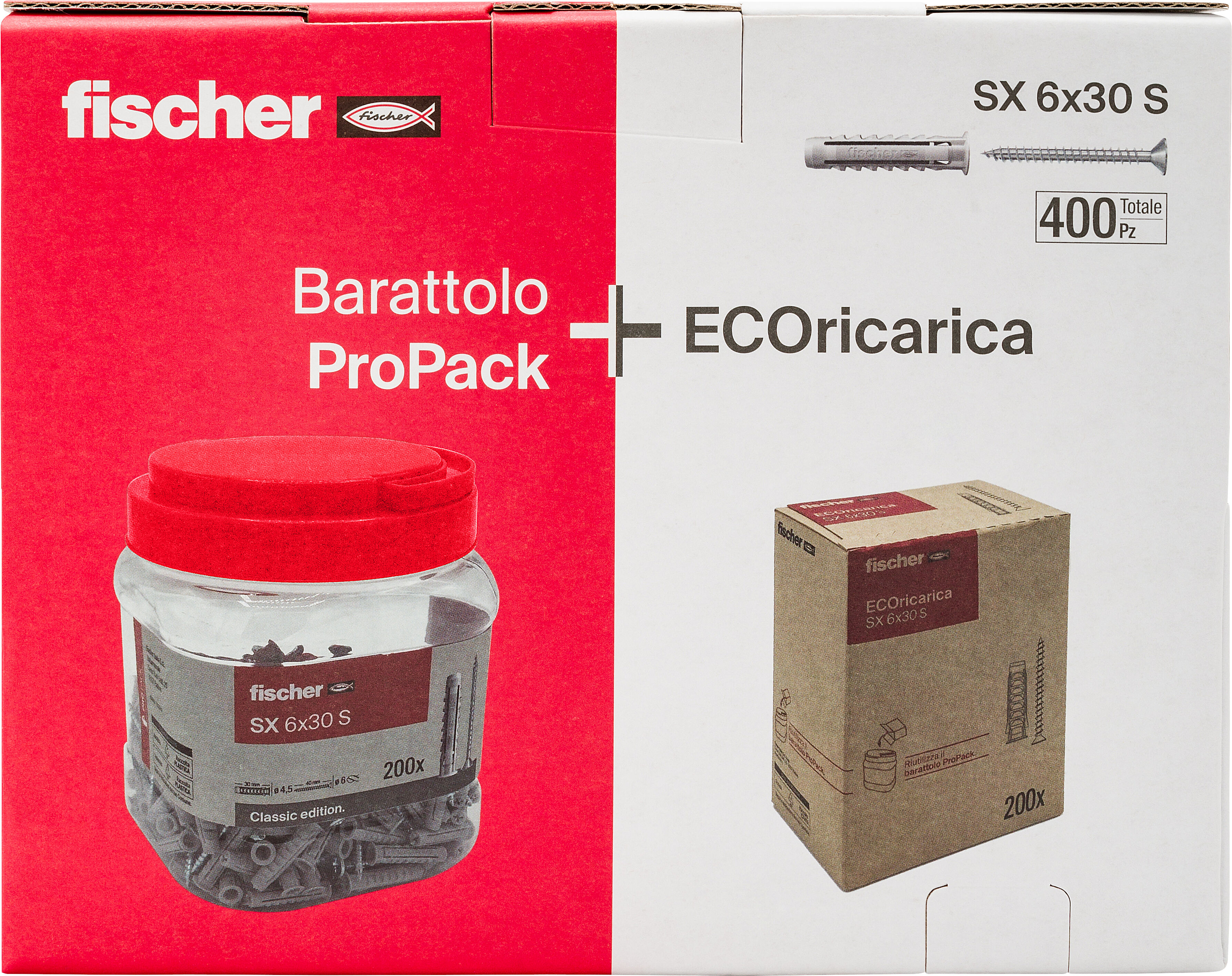 Confezione: "RefillPack SX 6x30 S 400pz"
