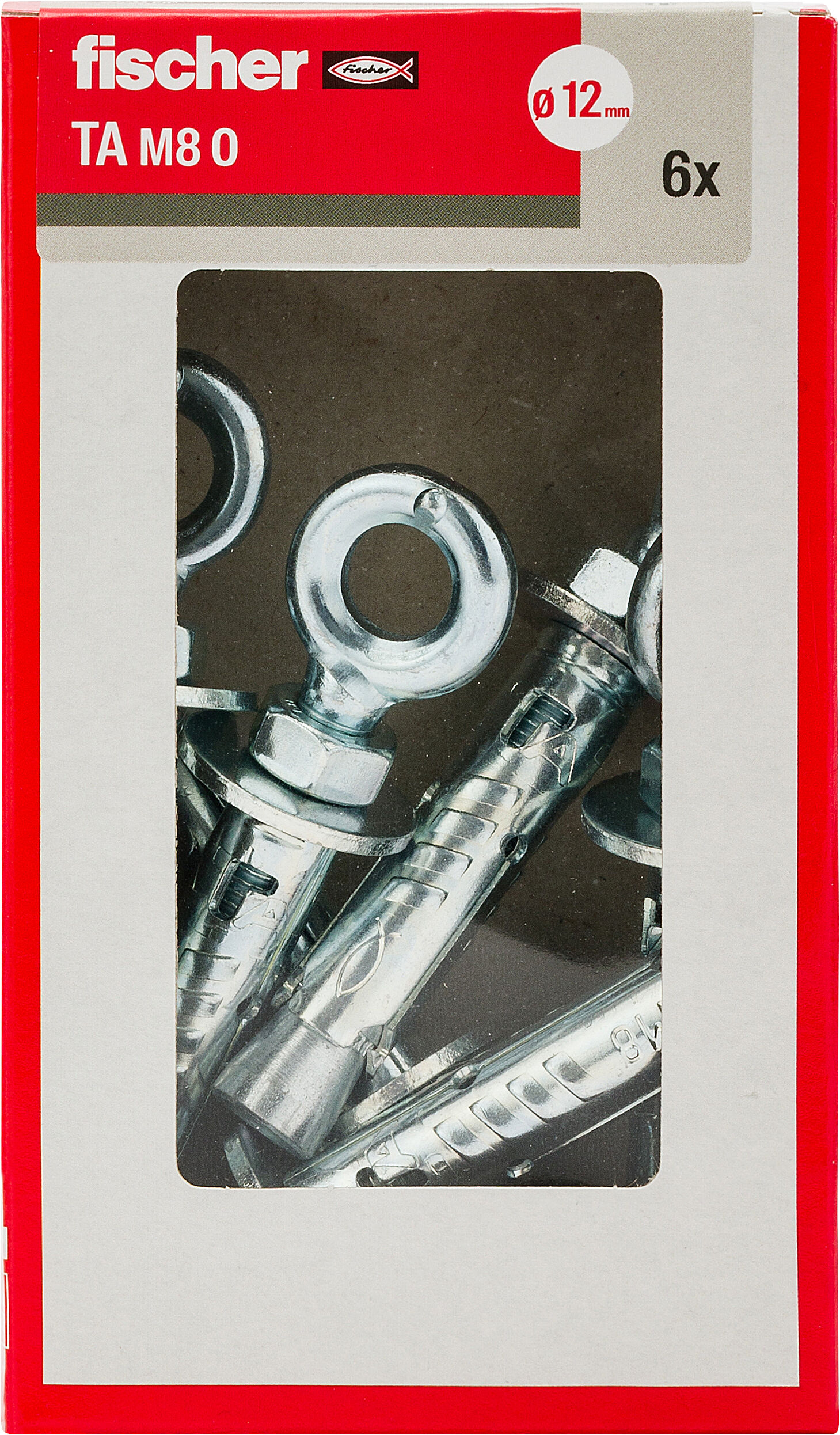 Confezione: "TA M8 O Y Ancorante metallico con occhiolo"