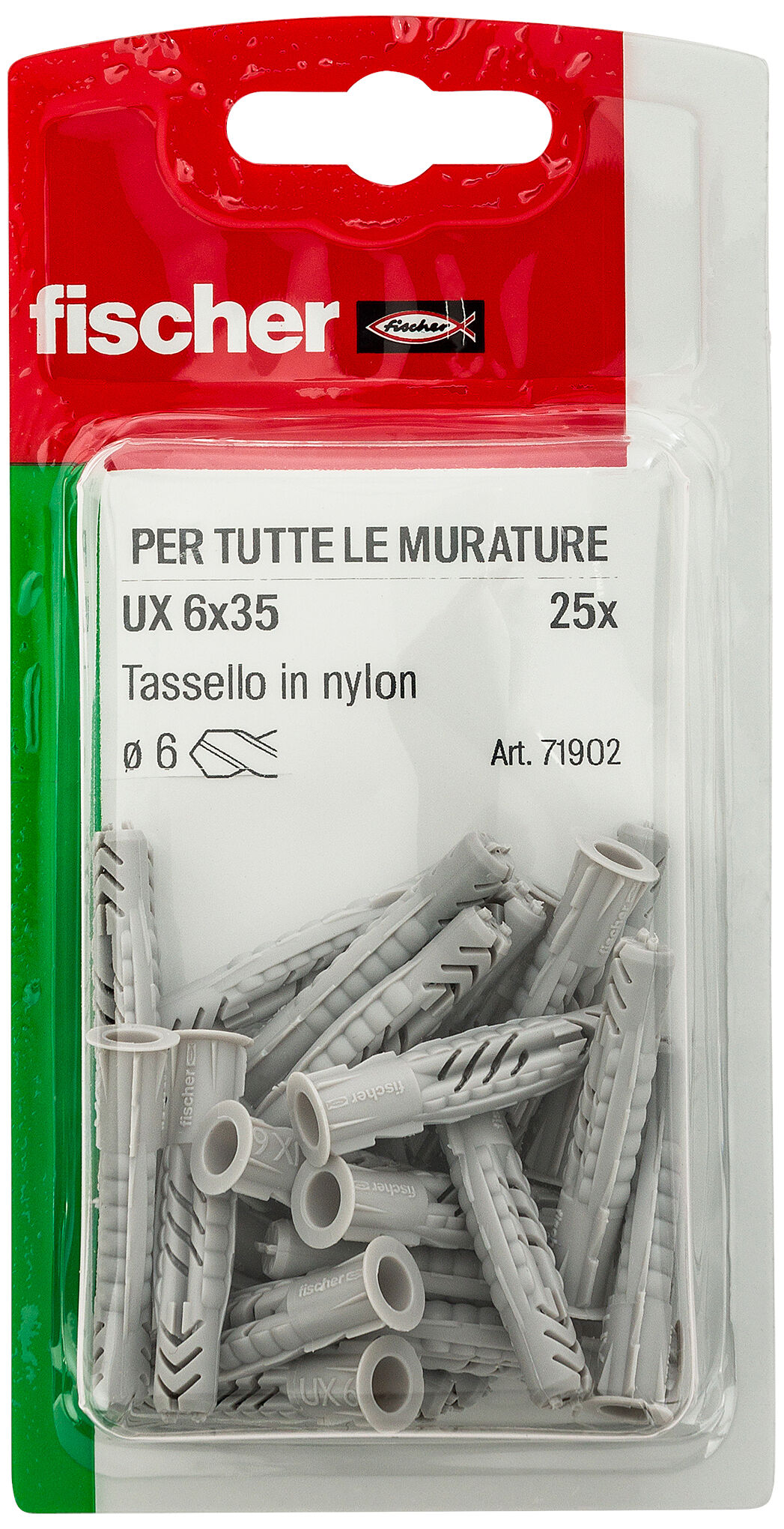 Confezione: "UX 6x35 tassello in blister"